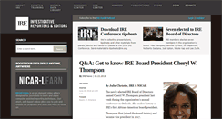 Desktop Screenshot of ire.org